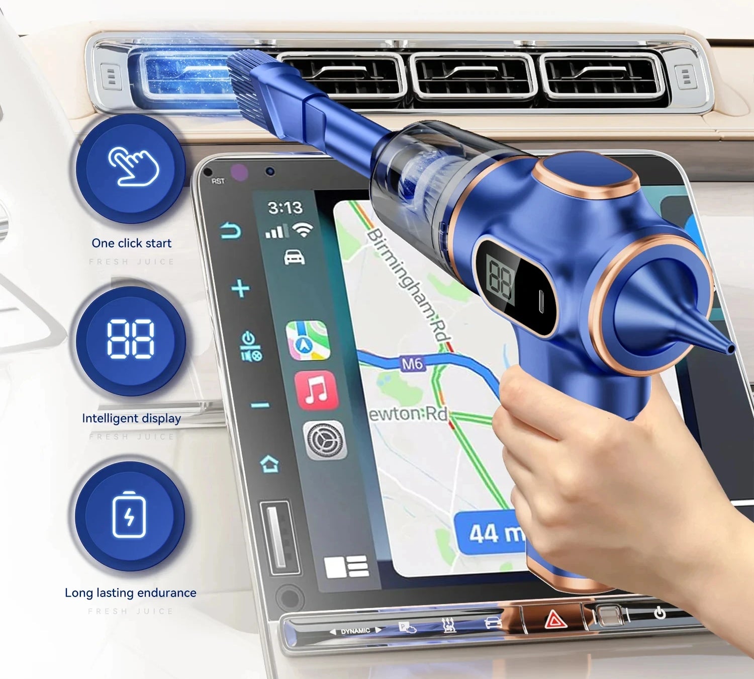 Multi-functional Xiaomi vacuum with attachments