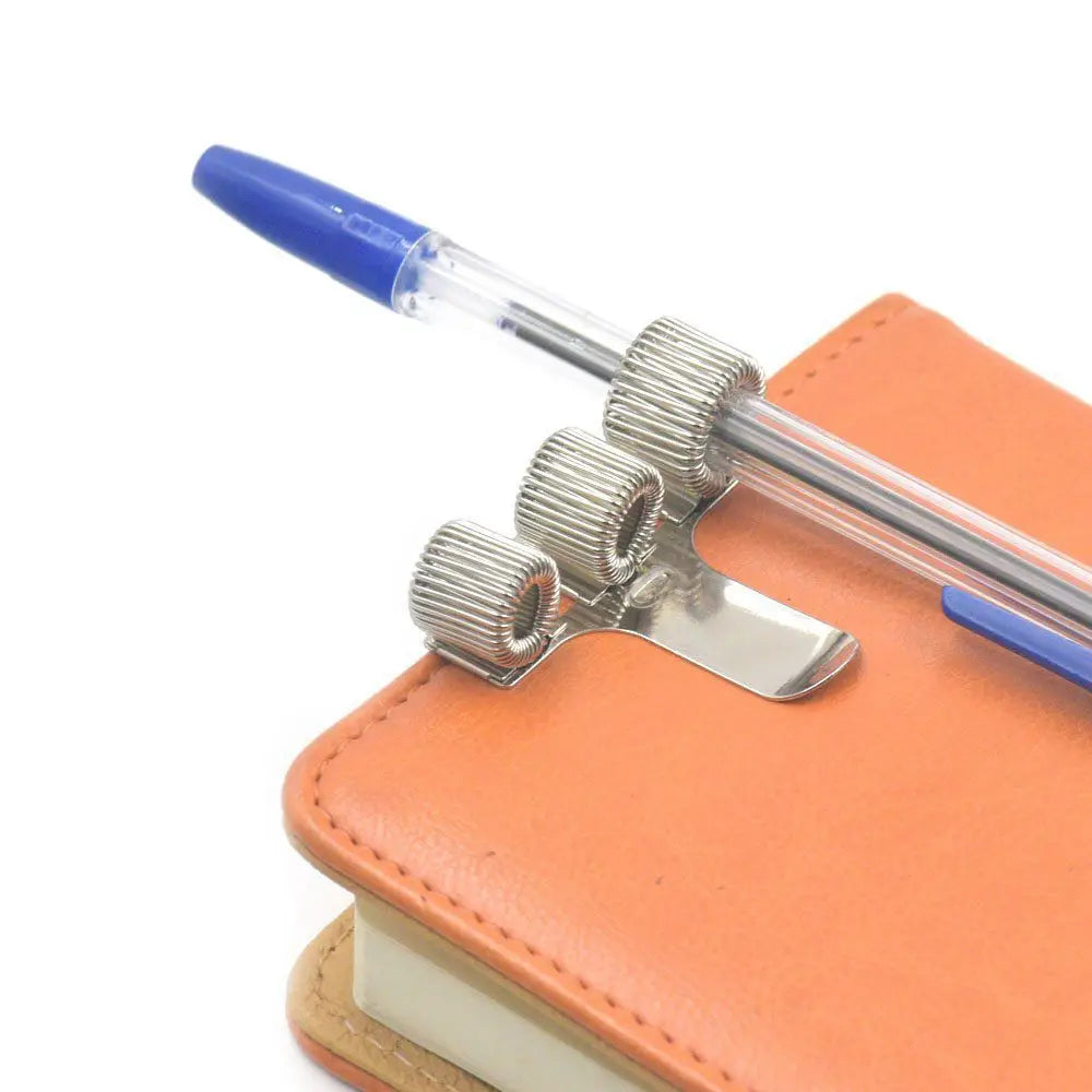 Metal pen holder for easy access and organization