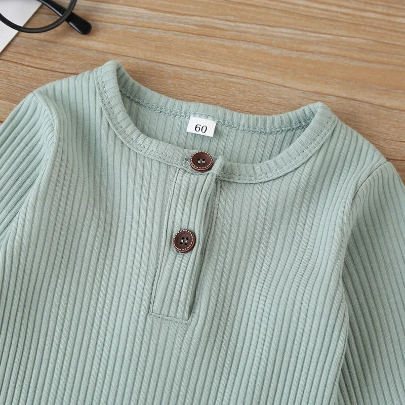 Soft cotton baby romper perfect for autumn weather