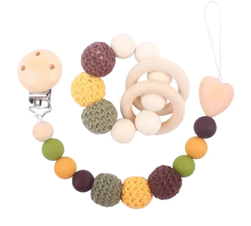 Crochet Baby Pacifier Clip