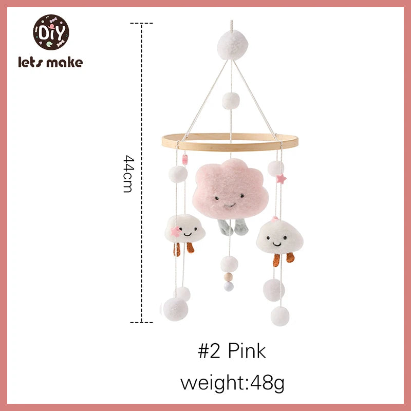 Wooden Baby Rattle Mobile