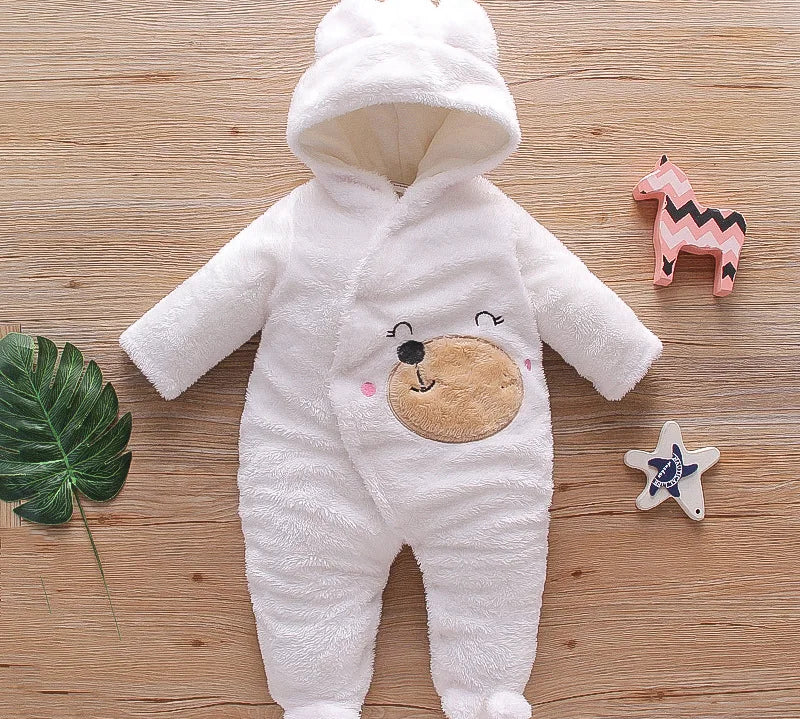 Autumn/Winter Baby Plush Climbing Outfit