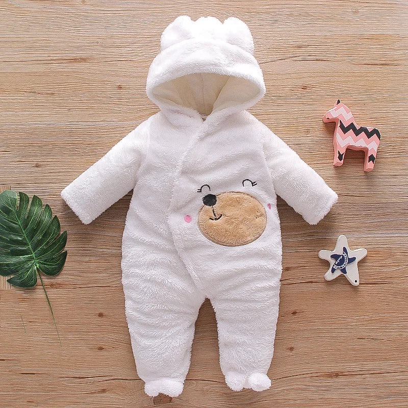 Autumn/Winter Baby Plush Climbing Outfit
