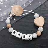 Personalized Name Baby Pacifier Clip