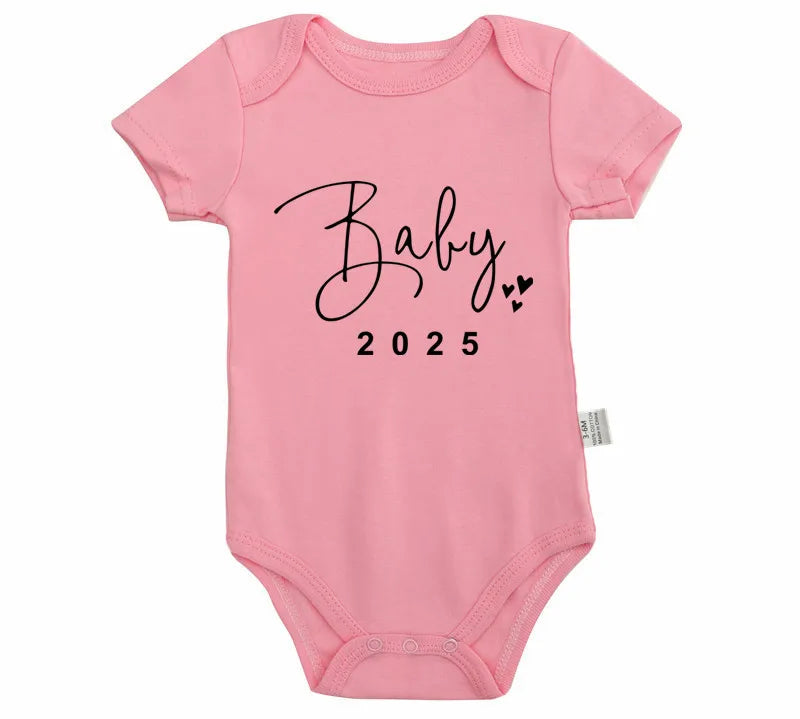 Baby 2025 Pregnancy Announcement Bodysuit
