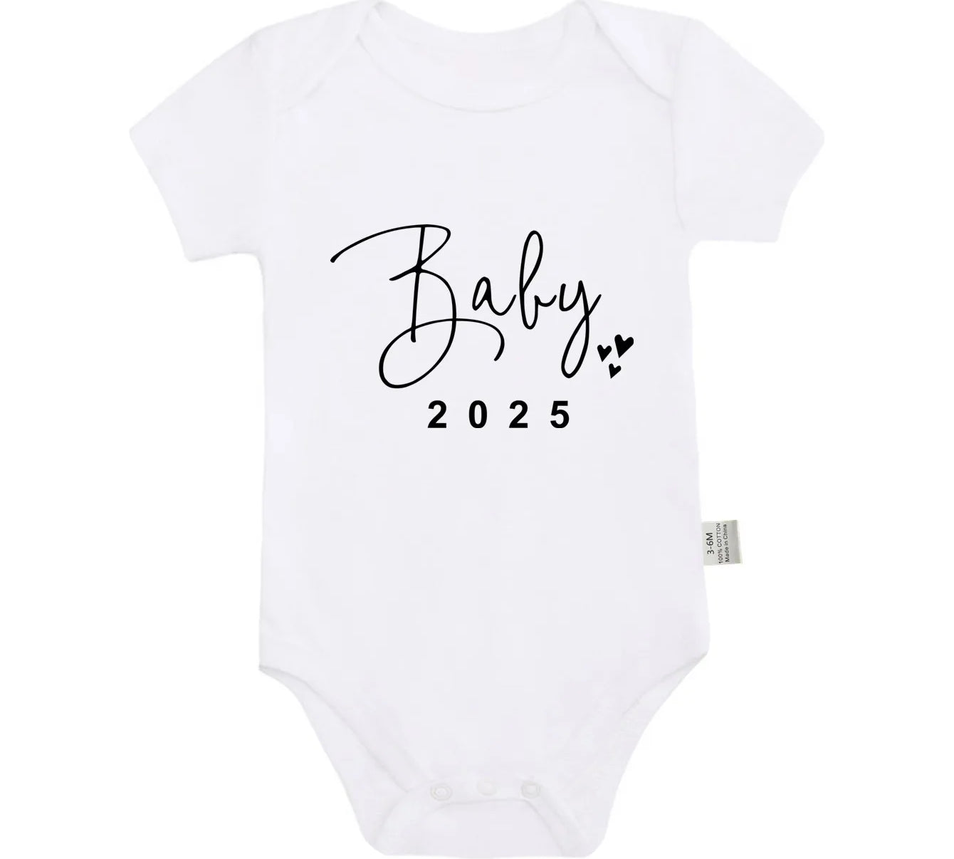 Baby 2025 Pregnancy Announcement Bodysuit