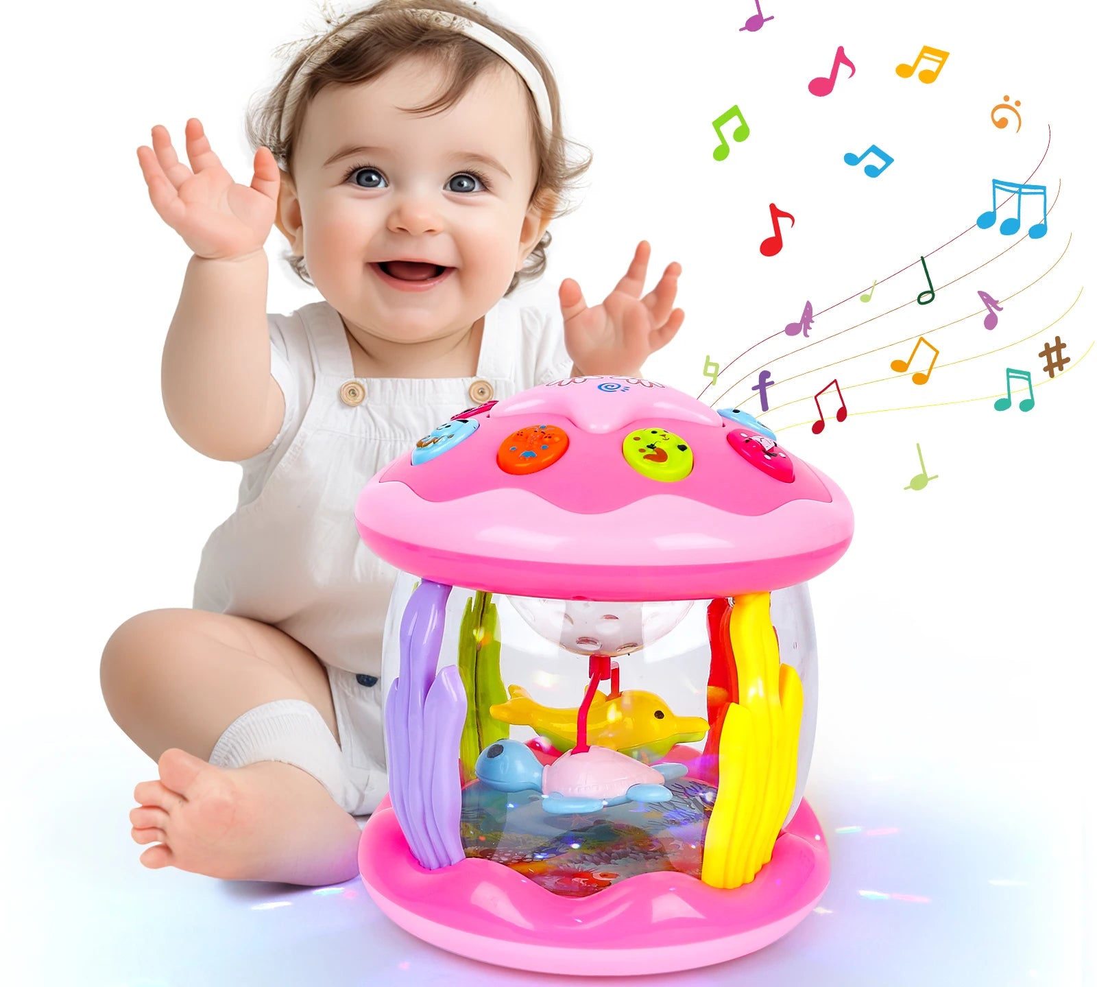 Ocean Projector Drum Toy