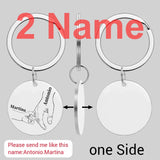 Personalized Love Keychain