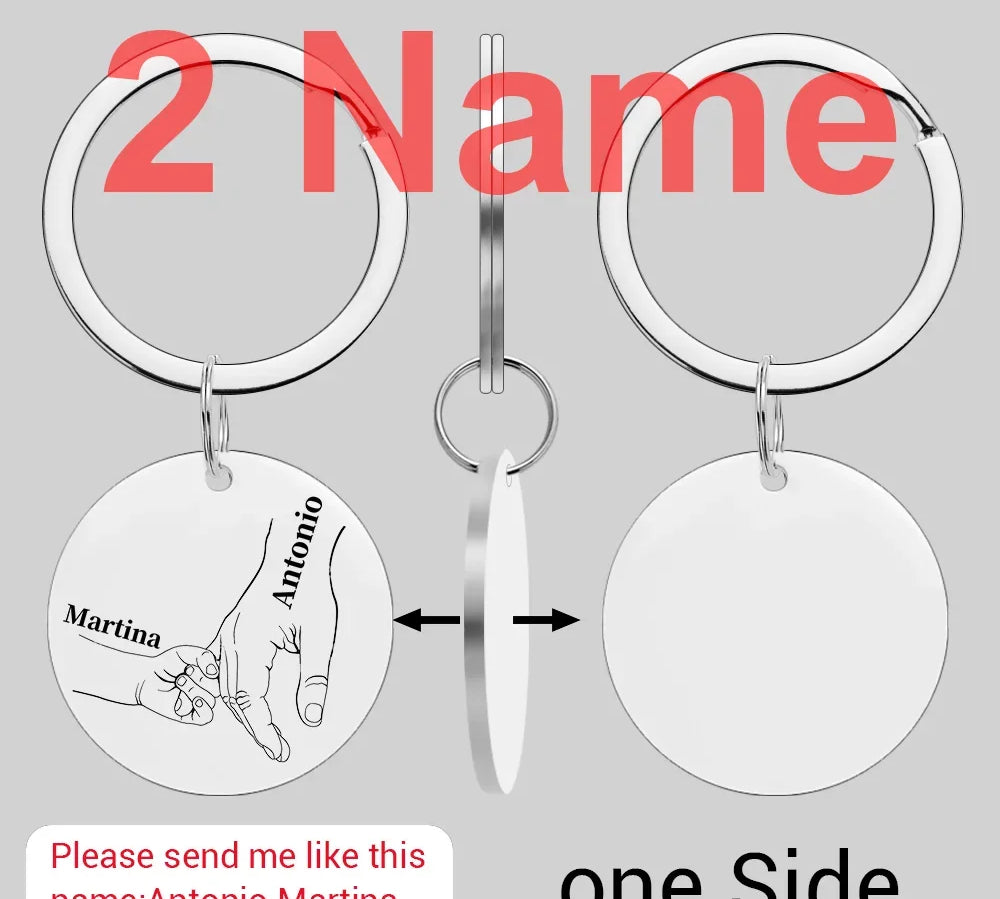 Personalized Love Keychain