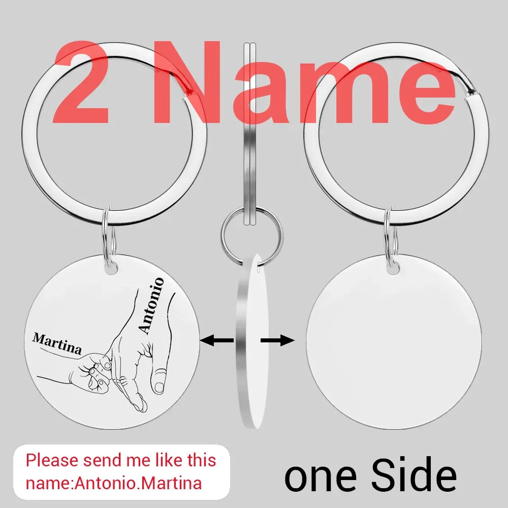 Personalized Love Keychain