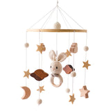 Wooden Baby Rattle Mobile
