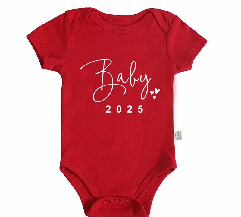 Baby 2025 Pregnancy Announcement Bodysuit