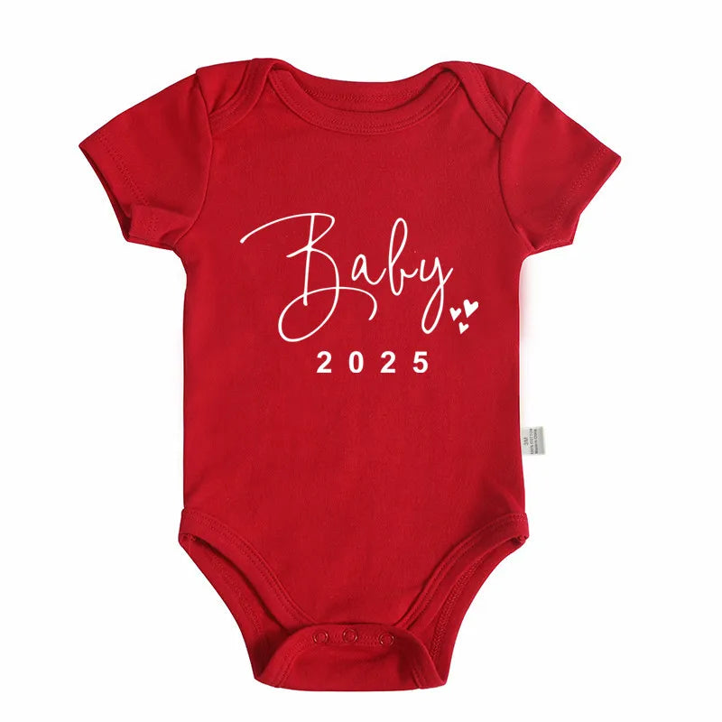 Baby 2025 Pregnancy Announcement Bodysuit