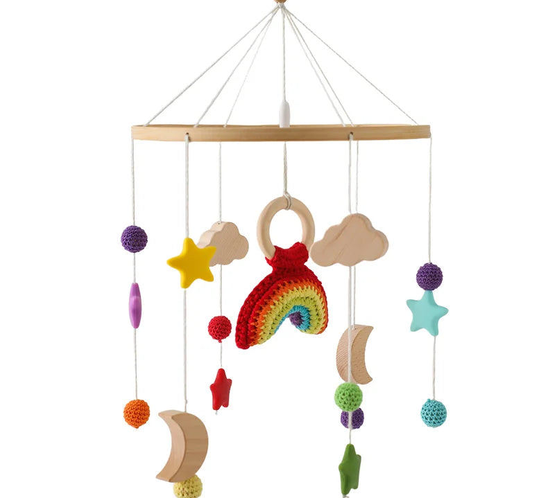 Wooden Crib Mobile Toy