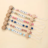 Custom baby pacifier holder clip with engraved name