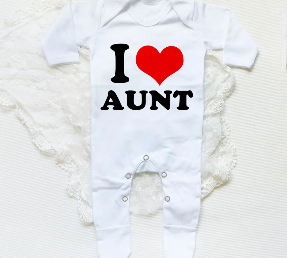 White infant romper for parents appreciation