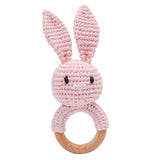 Crochet Animal Baby Rattle Toy