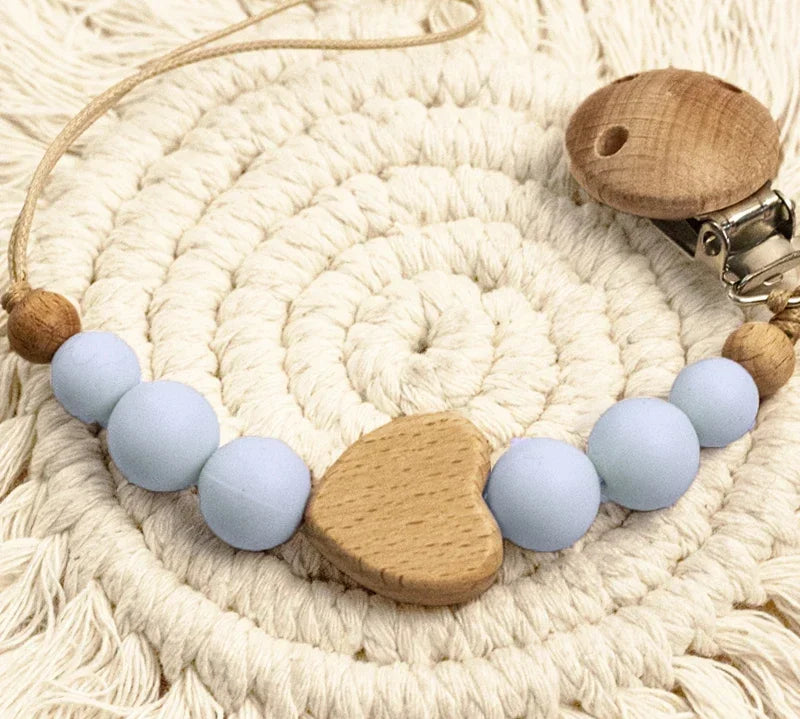 Custom Name Wooden Pacifier Chain