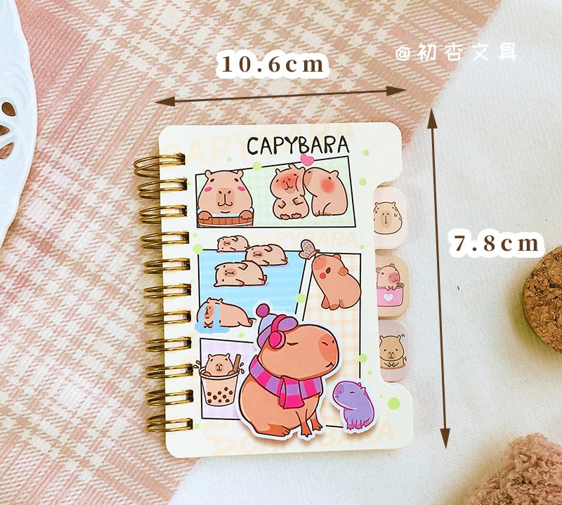Kawaii Capybara Aesthetic Notepad