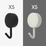 10PCS Self-Adhesive Wall Hooks