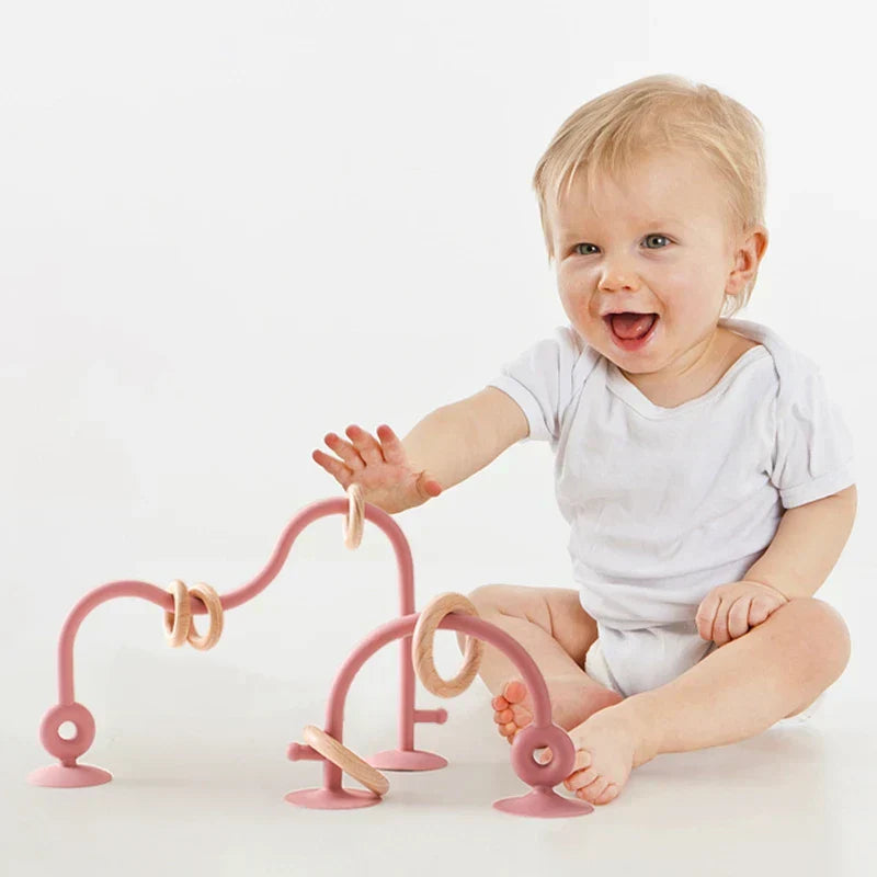 Wood Silicone Baby Teether