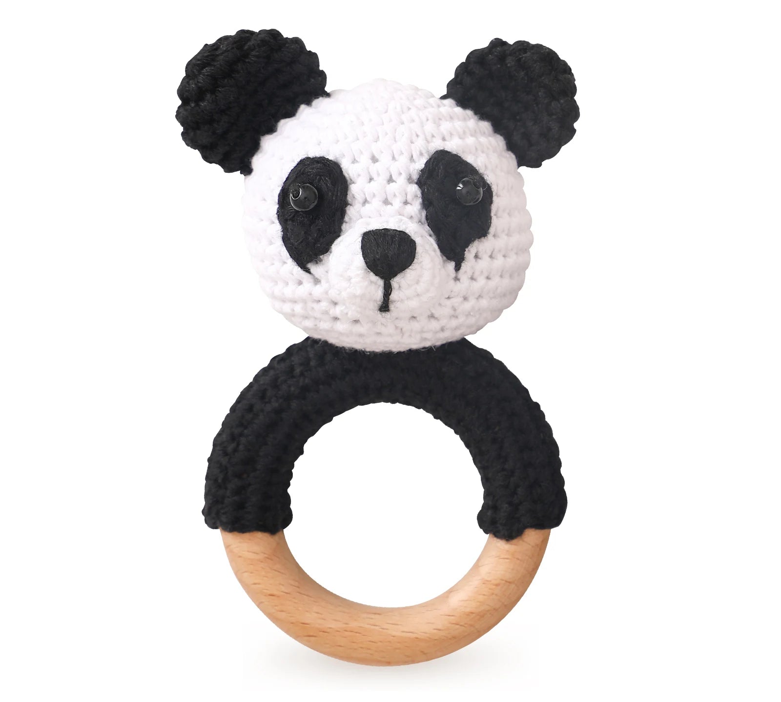 Crochet Animal Baby Rattle Toy