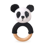 Crochet Animal Baby Rattle Toy