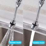 360° rotating extender for faucets, ideal for washing dishes