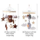 Wooden Baby Rattle Mobile