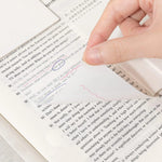 MOHAMM transparent sticky notes for books and planners