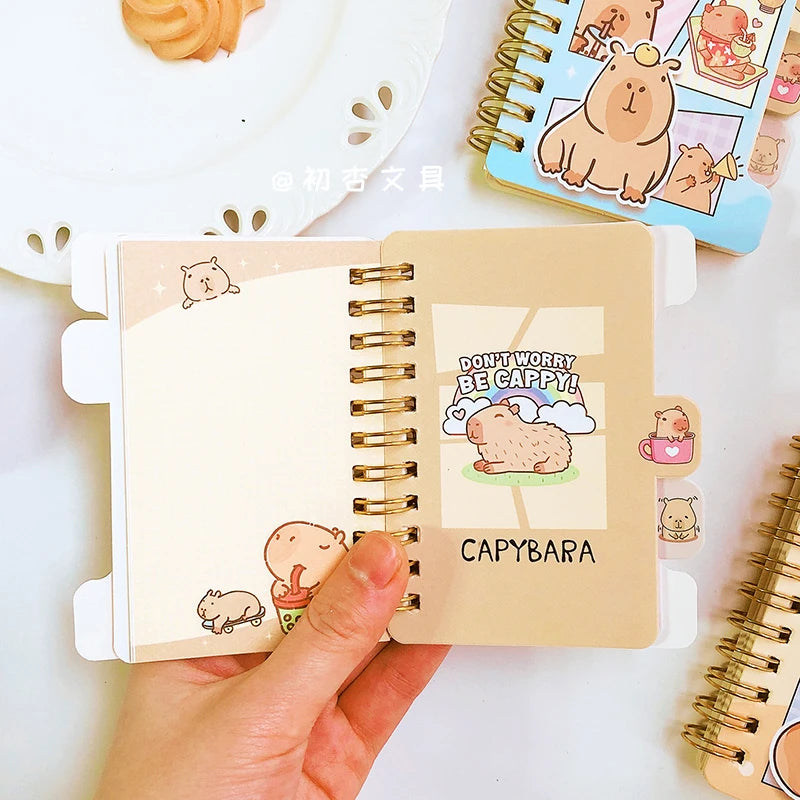 Capybara-themed notepad for journaling and notes