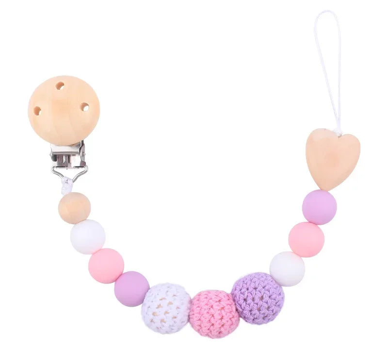 Crochet Baby Pacifier Clip