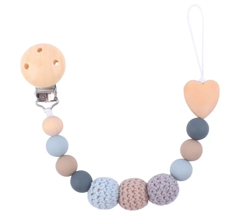 Crochet Baby Pacifier Clip