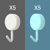 10PCS Self-Adhesive Wall Hooks