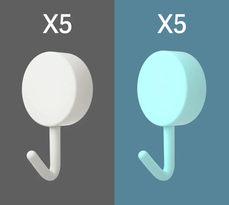 10PCS Self-Adhesive Wall Hooks
