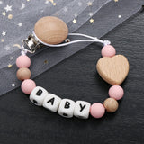 Personalized Name Baby Pacifier Clip