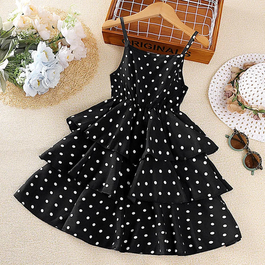 Kids Polka Dot Dress For Girls 2025