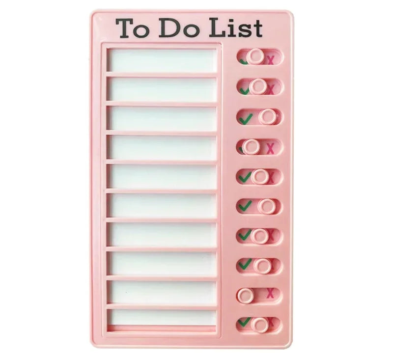 Self-Discipline Checklist Planner