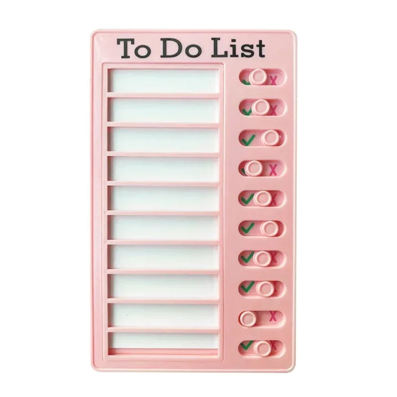 Self-Discipline Checklist Planner