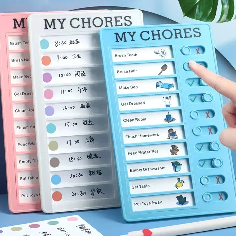 Self-discipline checklist planner for daily goals