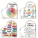 Mental health affirmation acrylic sign for daily motivation