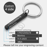 Personalized 3D Bar Keychain