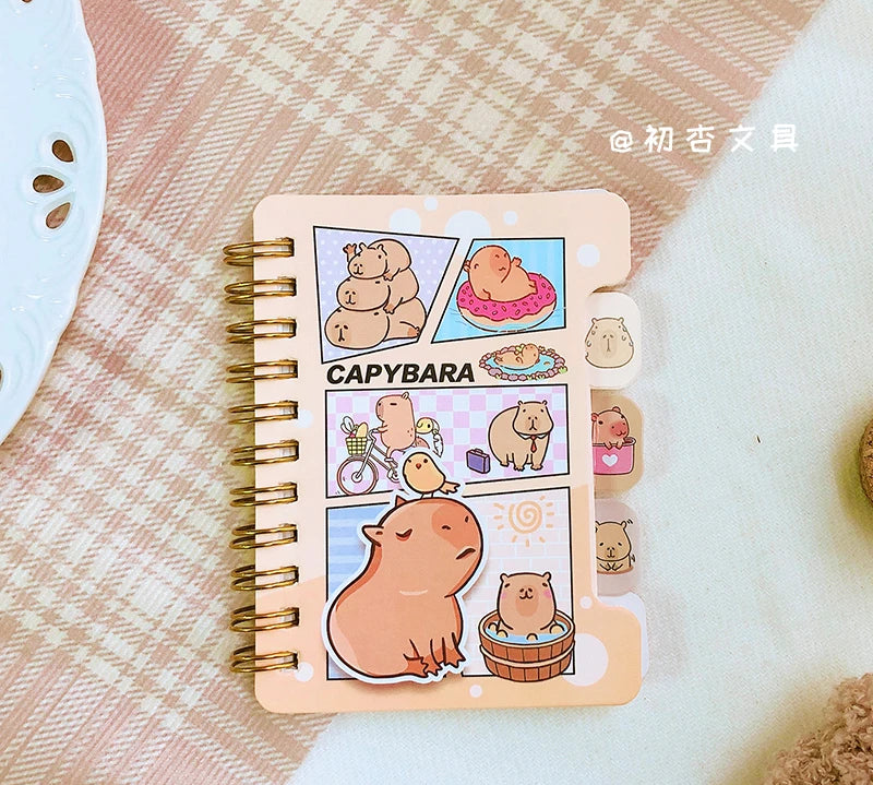 Kawaii Capybara Aesthetic Notepad