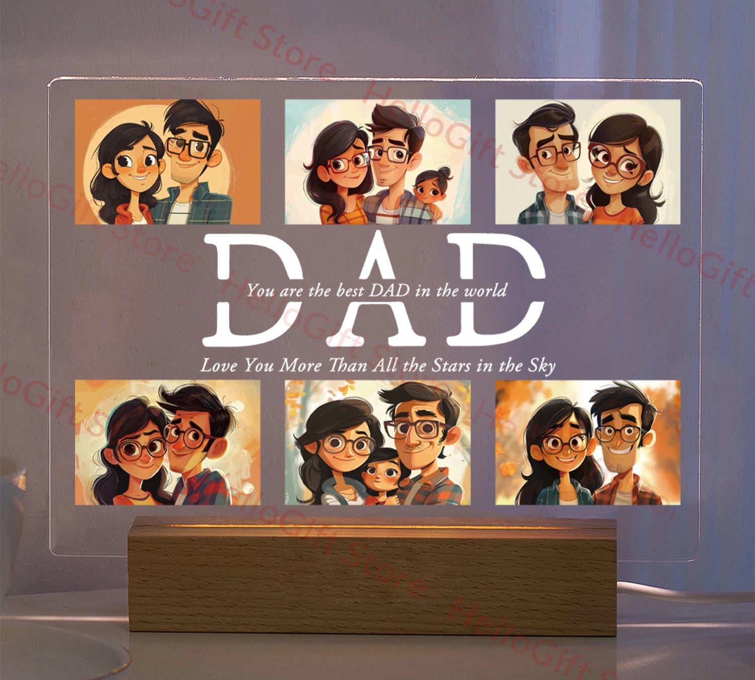 Custom 3D Acrylic Lamp