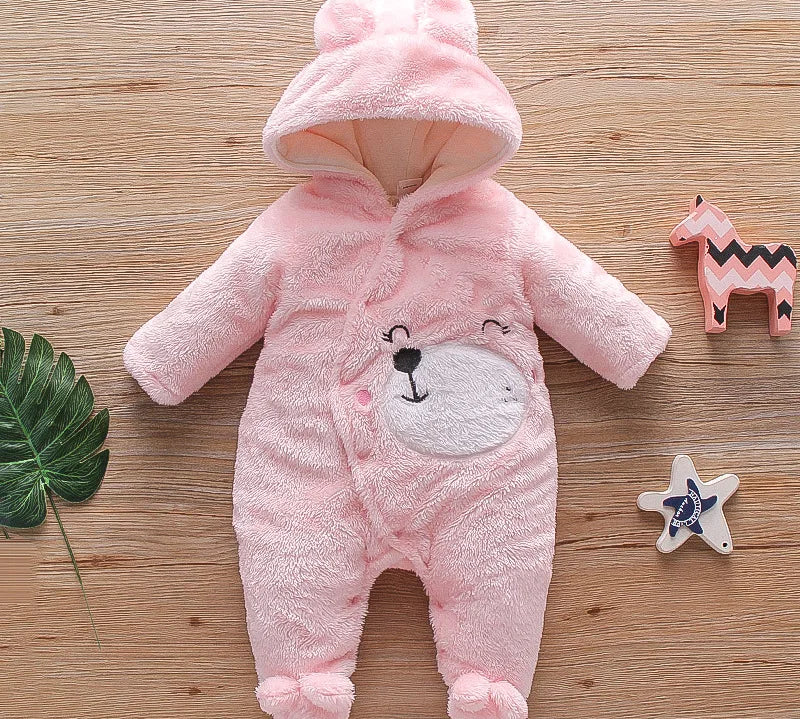 Autumn/Winter Baby Plush Climbing Outfit