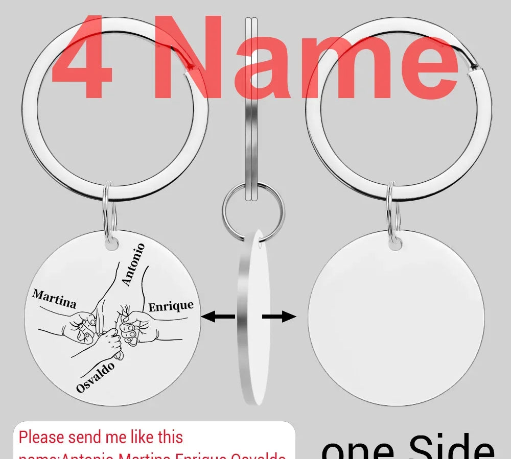 Personalized Love Keychain