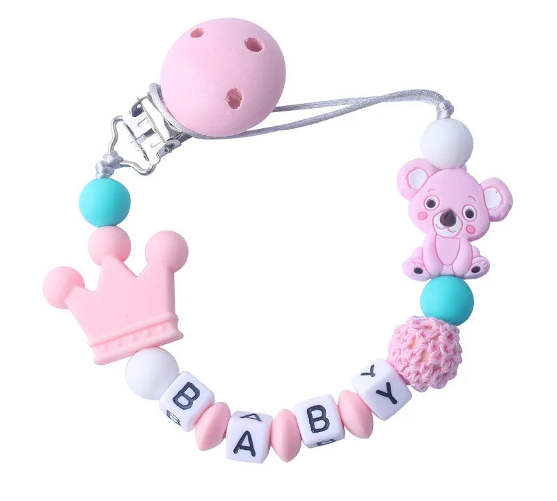 Personalized Name Pacifier Chain