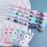Customizable pacifier holder chain with baby’s name