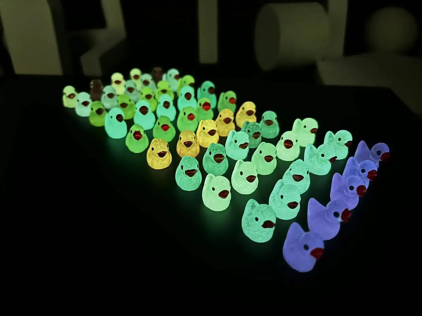 50PCS Luminous Mini Ducks
