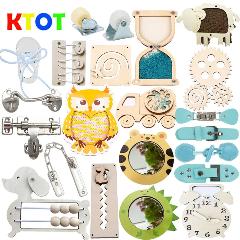 Baby grooming set with safe hygiene tools